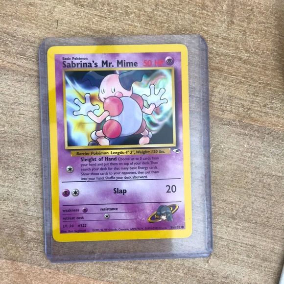 3/$30 Sabrina’s Mr. Mime 1st edition Pokémon Card - Picture 1 of 3